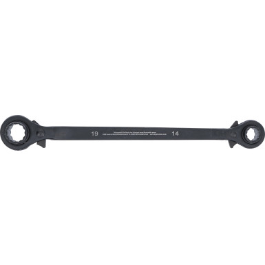 BGS Gerüstbauer-Knarre 4-in-1 SW 14 - 17 - 19 - 22 mm BGS Do it yourself 6843