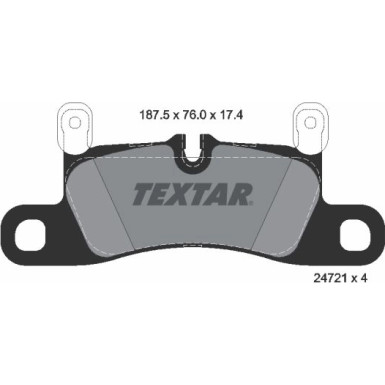 2472102 Bremsbelagsatz, Scheibenbremse