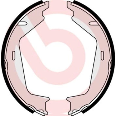 Bremsbackensatz HA VOLVO C70, S60, S80, V70,XC90 00-16 ESSENTIAL LINE S 86 511