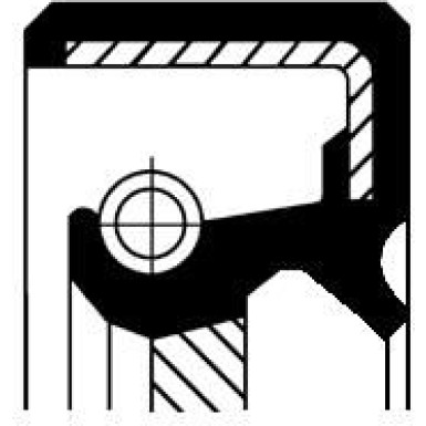 19036917B Wellendichtring, Kurbelwelle