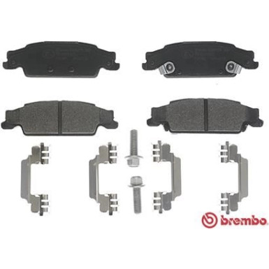 BREMBO Bremsbelagsatz, Scheibenbremse | P 09 007