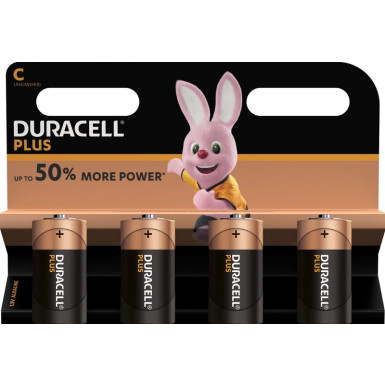 5000394141865 Duracell Plus C (MN1400/LR14) K4 5000394141865 Duracell Plus C (MN1400/LR14) K4