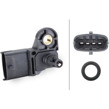 HELLA Sensor, Saugrohrdruck | 6PP 009 400-291