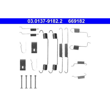 ATE Zubehör, Bremsbacken 03.0137-9182.2