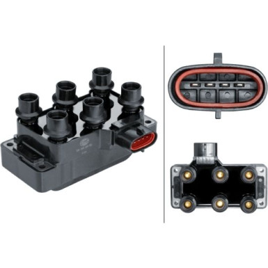 HELLA Zündspule 5DA 358 168-301