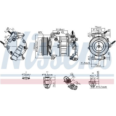 Kompressor PKW Ford Galaxy 15 FIRST FIT 890589