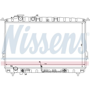 Wasserkühler PKW | HYUNDAI EF SONATA 2,0 AUT.98 | 67027