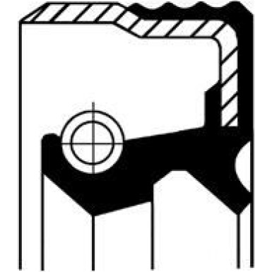 12015887B Wellendichtring, Radnabe