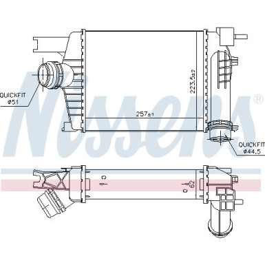 Ladeluftkühler PKW RENAULT CLIO 1.5 DCI 12 FIRST FIT 96479
