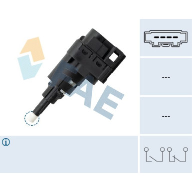 FAE Bremslichtschalter 24763 FAE Bremslichtschalter 24763
