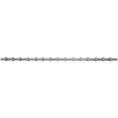 BGS Aufsteckschiene mit 15 Clips | 6,3 mm (1/4"""") | 2120