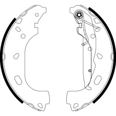 91060101 Bremsbackensatz 91060101 Bremsbackensatz