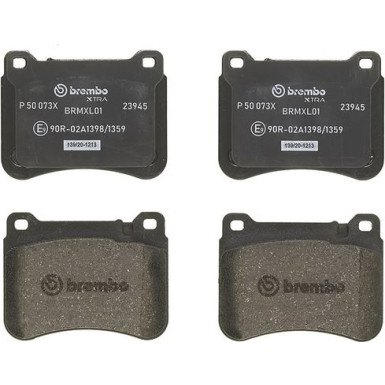 BREMBO Bremsklötze Xtra VA | MERCEDES C-Klasse 00-11 | P 50 073X BREMBO Bremsklötze Xtra VA | MERCEDES C-Klasse 00-11 | P 50 073X