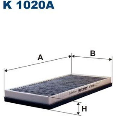 FILTRON Filter, Innenraumluft | K 1020A