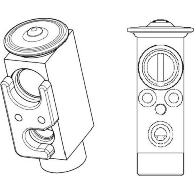 MAHLE Expansionsventil, Klimaanlage | AVE 72 000P