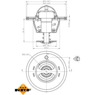Thermostat, Kühlmittel EASY FIT 725180
