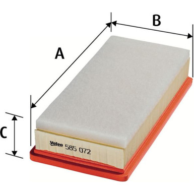 VALEO Luftfilter 585072