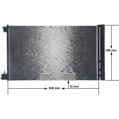 Kondensator, Klimaanlage BEHR AC 552 000S