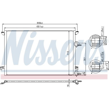 Kondensator PKW SAAB 9-3 02- 1.9 TID FIRST FIT 940320