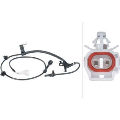 HELLA Sensor, Raddrehzahl | 6PU 012 679-791