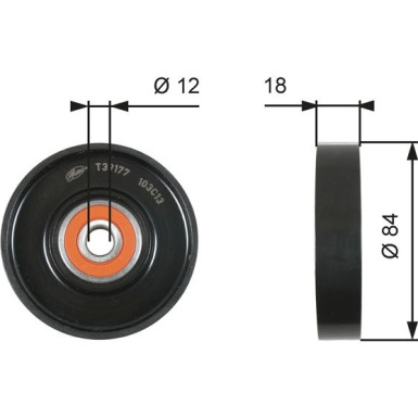 Spannrolle, Keilrippenriemen DriveAlign™ T39177