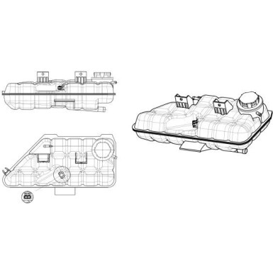 Ausgleichsbehälter, Kühlmittel EASY FIT 454045