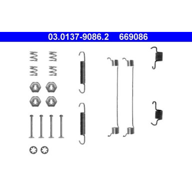 ATE Zubehör, Bremsbacken 03.0137-9086.2
