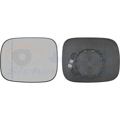 Spiegelglas, Außenspiegel | Volvo XC70 II asphärisch OE 30716137 | 5938835