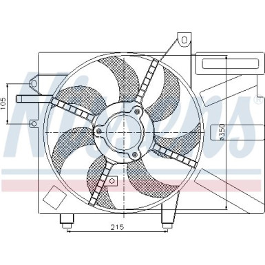 Kühlerlüfter PKW | HYUNDAI GETZ +AC 02 | 85035