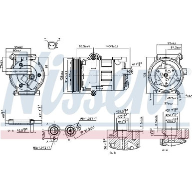 Kompressor PKW Ford Transit 06 FIRST FIT 890698