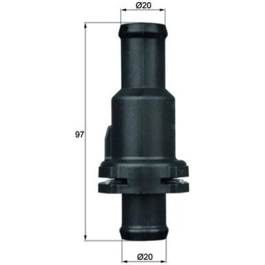 Gehäusethermostat | VW Golf V/VI/Passat 03-11 | TH 5 80