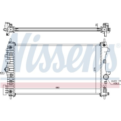 Wasserkühler PKW | CHEVROLET Malibu 12- 2.0 D | 630717