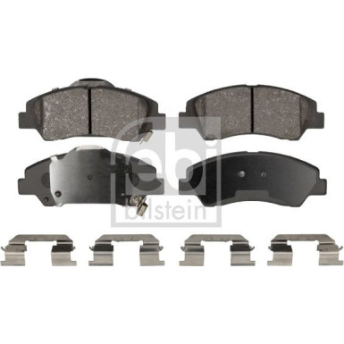 FEBI BILSTEIN Bremsbelagsatz, Scheibenbremse 186405