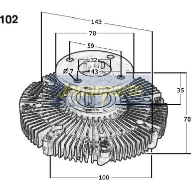Kupplung, K÷hlerl Nach VC-102