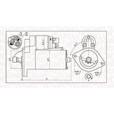 MAGNETI MARELLI Anlasser MAGNETI MARELLI Anlasser