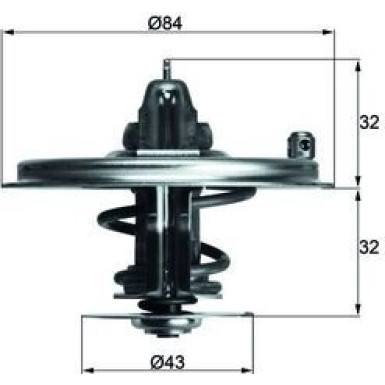 Thermostateinsatz mit Dichtung | BMW 5-7-8 Serie 530-850i 92-01 | TX 36 85D