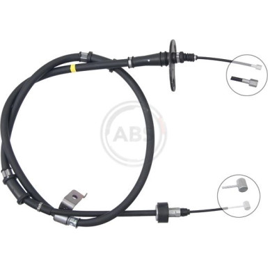 A.B.S. Handbremsseil Seilzug Festellbremse K17480 A.B.S. Handbremsseil Seilzug Festellbremse K17480
