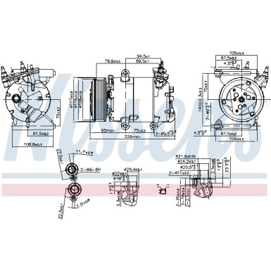 Kompressor PKW Ford Mondeo III 00 FIRST FIT 89571