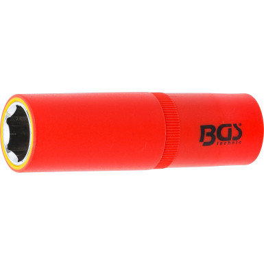 BGS VDE-Steckschlüssel-Einsatz Sechskant | Antrieb Innenvierkant 12,5 mm (1/2"""") | SW 17 mm | 72067