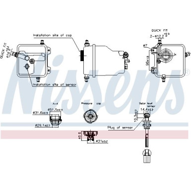 Ausgleichsbehälter BMW X5 E53 4.8 00 FIRST FIT 996274