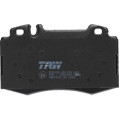 Bremsklötze VA SUV/LCV | MERCEDES W203,W211,W220,R230,R171 98 | GDB1543