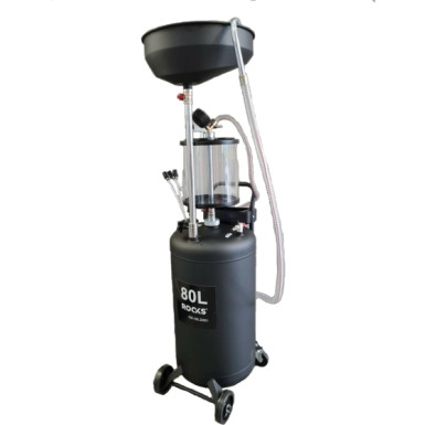 Rooks Ölabsauggerät mit Kontrollbehälter – 80L | OK-083001