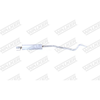 66 / Auspufftopf Mitte | OPEL Astra H 1.6i-16V 77kw 03.04 | 23140