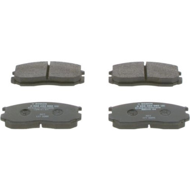 Bremsklötze | MITSUBISHI,DAIHATSU,NISSAN,PERODUA | 0 986 460 980