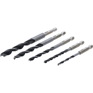 BGS Holzbohrer-Satz | 4 - 10 mm | Sechskantantrieb | 5-tlg | 50799
