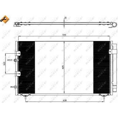 Kondensator, Klimaanlage EASY FIT 35609