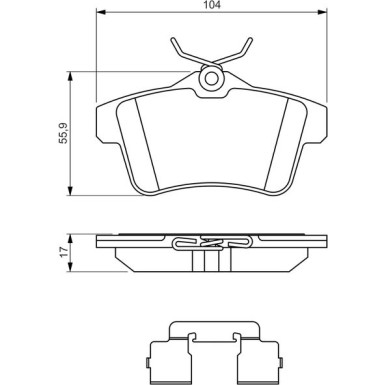 Bremsklötze | CITROEN,PEUGEOT | 0 986 494 640