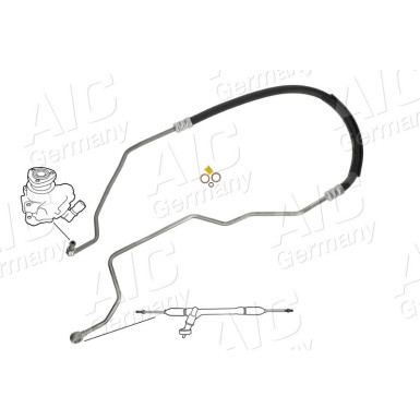 Hydraulikschlauch, Lenkung | VAG | 58609