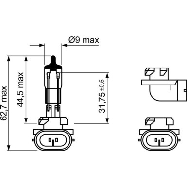 886 12V 50W PURE LIGHT | BOSCH | KFZ-GLUEHLAMPE | 1987302029 886 12V 50W PURE LIGHT | BOSCH | KFZ-GLUEHLAMPE | 1987302029