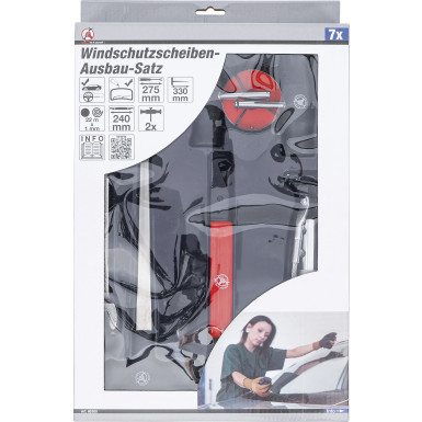 BGS Windschutzscheiben-Ausbau-Satz 7-tlg BGS Do it yourself 60300